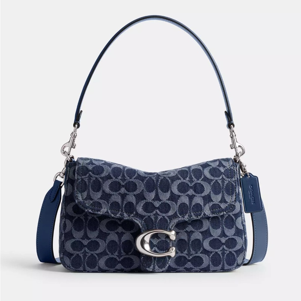 Coach Handbag ~ Soft Tabby Shoulder Bag In Signature Denim ~ Retail $395…